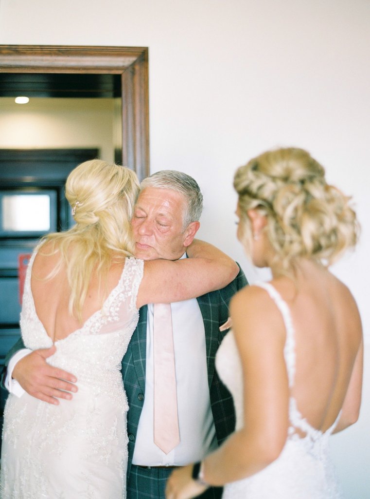 emotional moments on a wedding